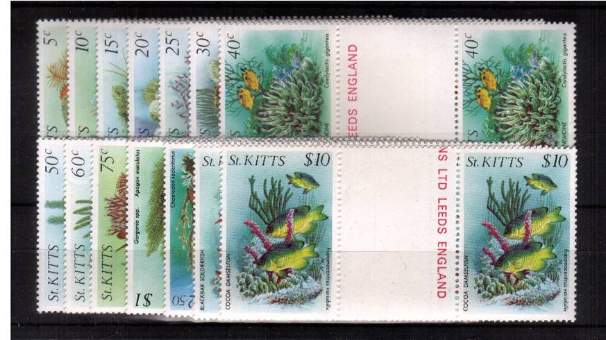 Fish - A superb unmounted mint set of fourteen in gutter pairs.<br/><b>UBU</b>
