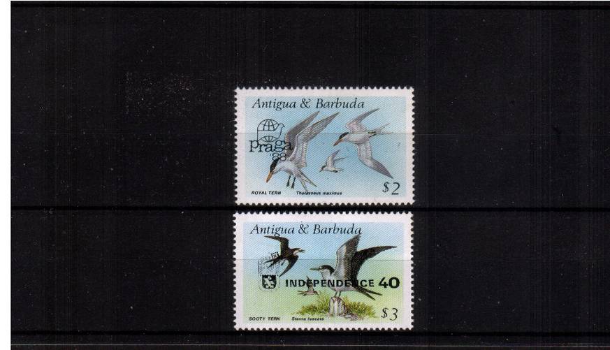 Tern Birds - With overprints<br/>A superb unmounted mint set of two.