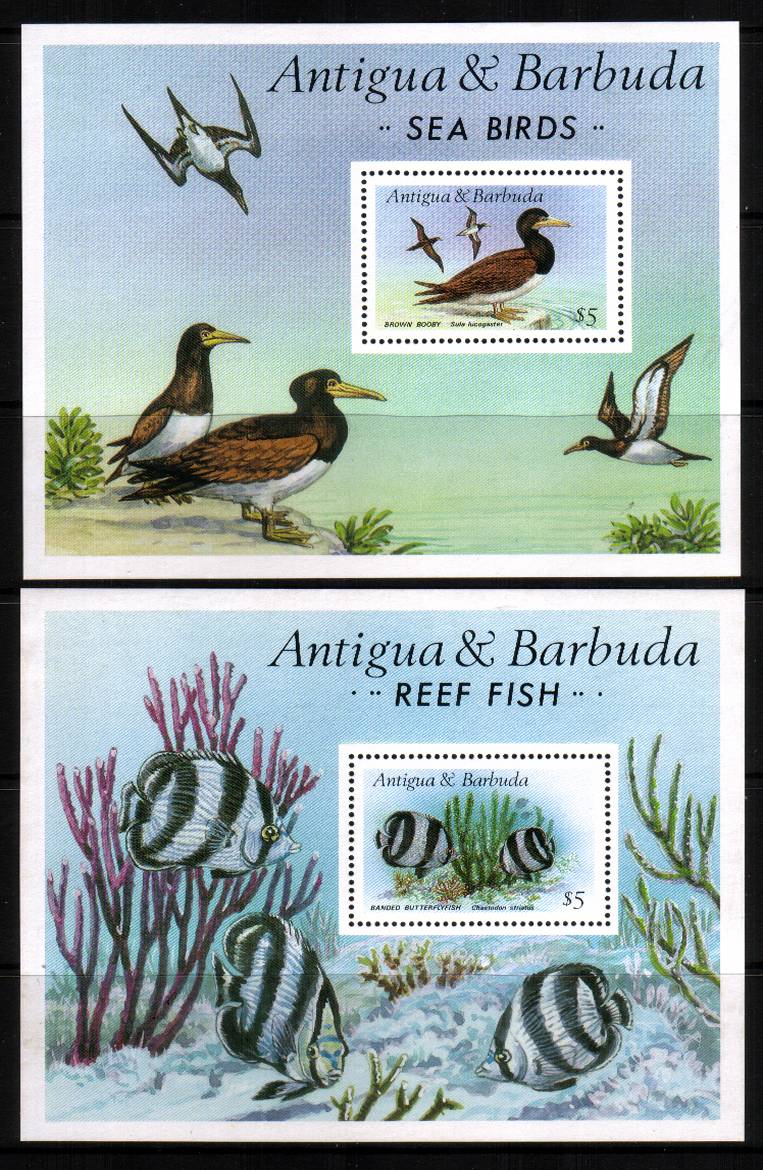 Marine Life<br/>Pair of 
minisheets superb unmounted mint.