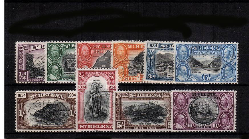 The Centenary of British Colonisation<br/>
A stunning superb fine used set of ten with each stamp being a selected CDS cancel.<br/>SG Cat 475
<br/><b>QMX</b>