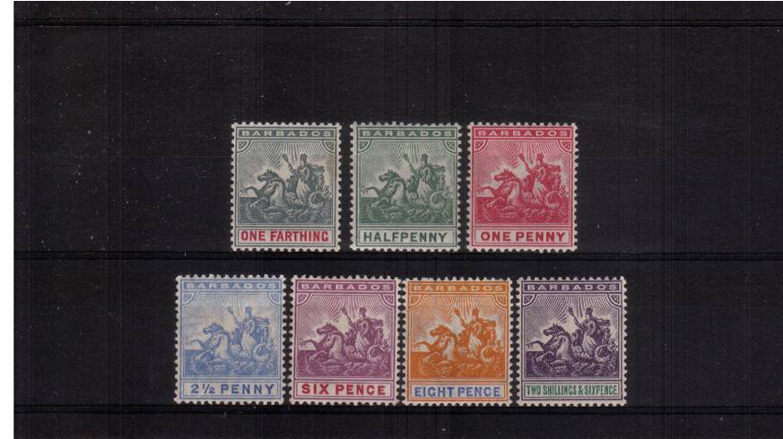 The Multiple Crown CA watermark set of seven.<br/>
A very fine lightly mounted fresh mint set.<br/>SG Cat £250 
<br/><b>QMX</b>