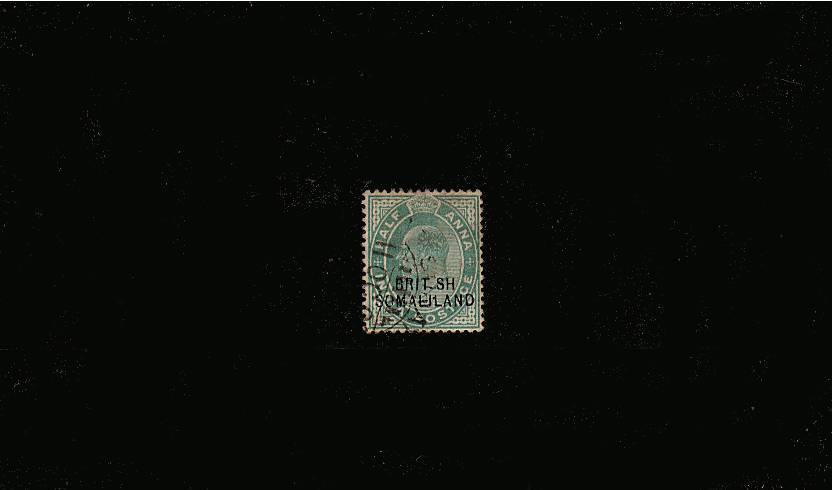 
a Yellow-Green<br/>
A fine used single showing the SG listed variety ''BRIT  SH'' thus with the ''I'' missing.<br/>SG Cat 275  
<br/><b>QPX</b>