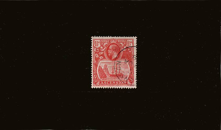 1絛 Rose-Red<br/>
A superb fine used stamp with a short perf at top. SG Cat �