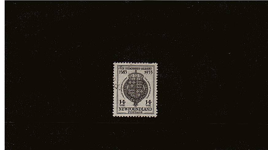 14c Grey-Black<br/>
A superb fine used single with a shortish perf<br/>
SG Cat 50<br/><b>QQQ</b>