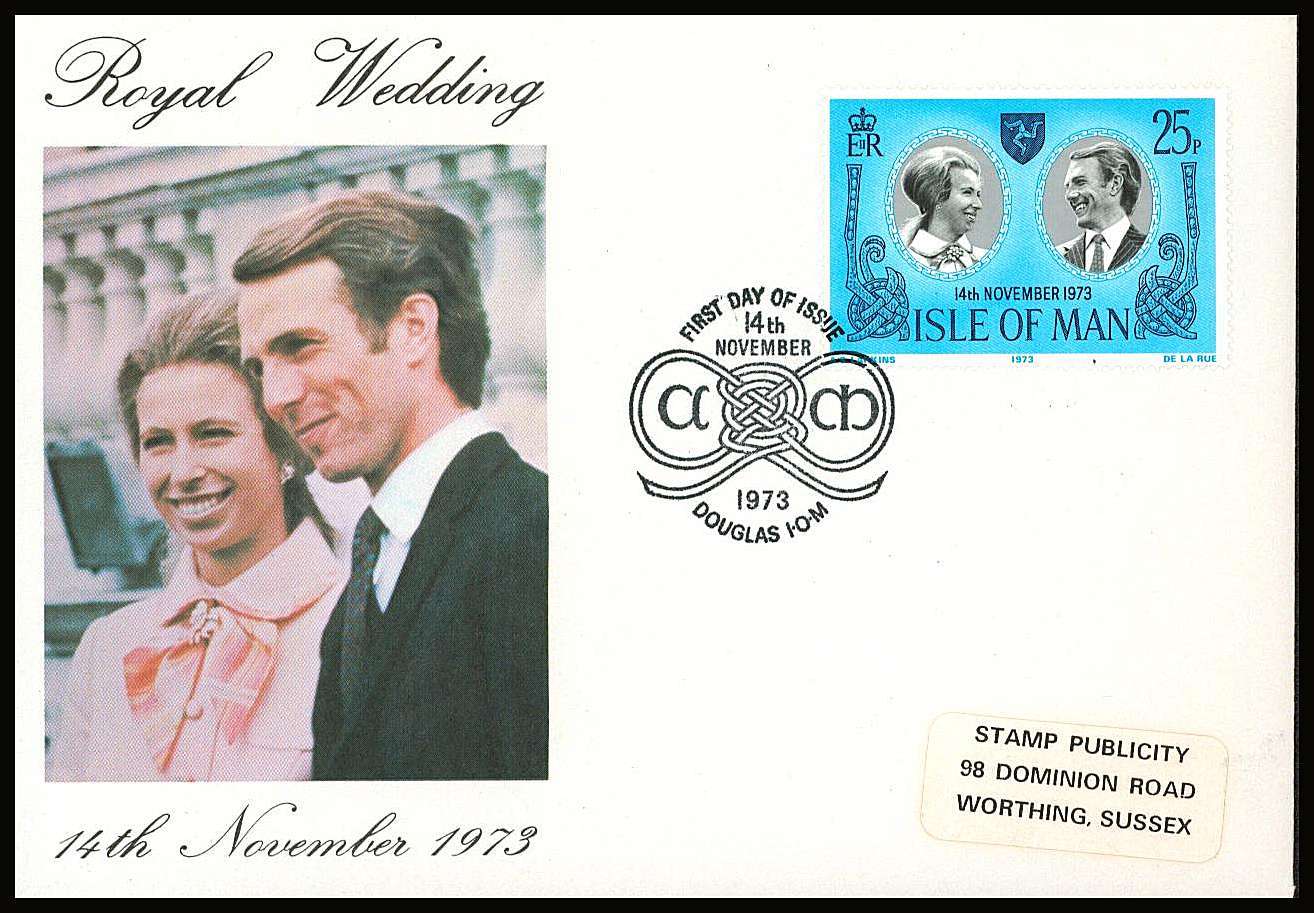 Royal Wedding single on a small neat colour First Day Cover.