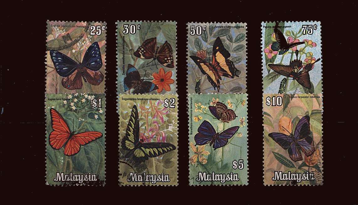 The Butterflies set of eight superb fine used
