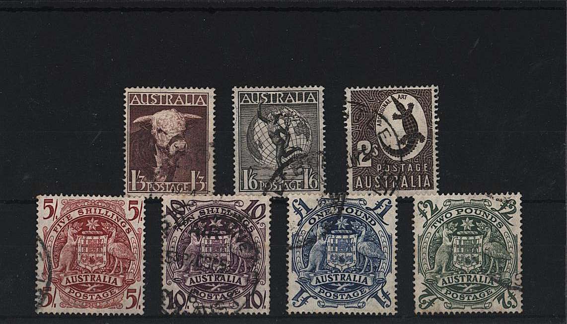 The definitive set of seven fine used.<br/>SG Cat £21