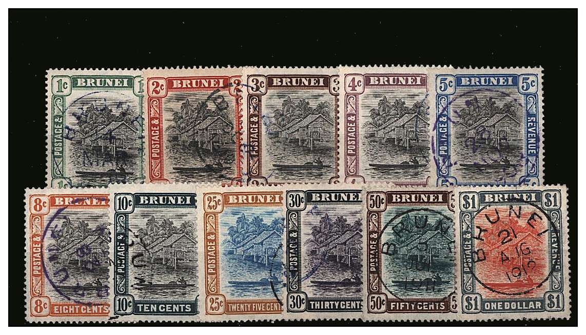 A superb fine used set of eleven all with CDS cancels. Superb!<br/>SG Cat £375

<br><b>QQV</b>