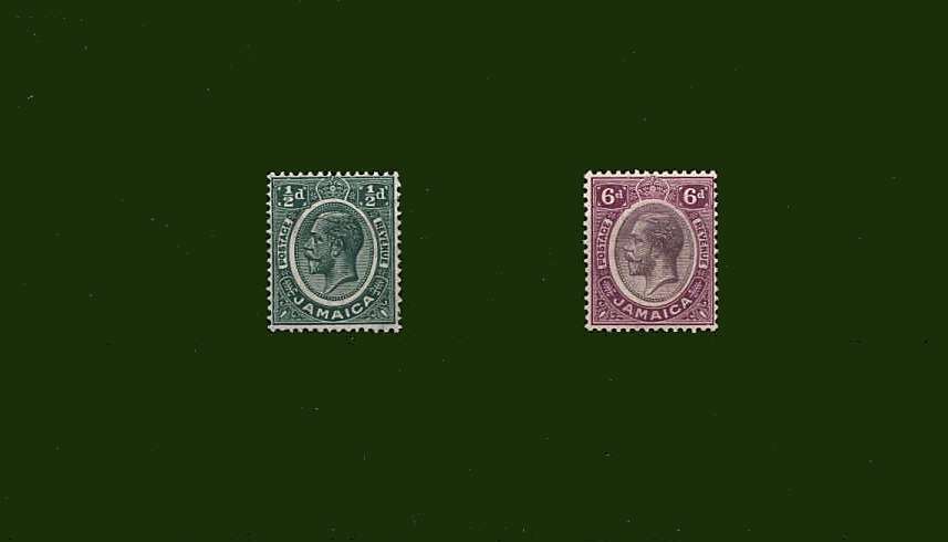 The Multiple Script set of two superb unmounted mint.
<br><b>BBG</b>