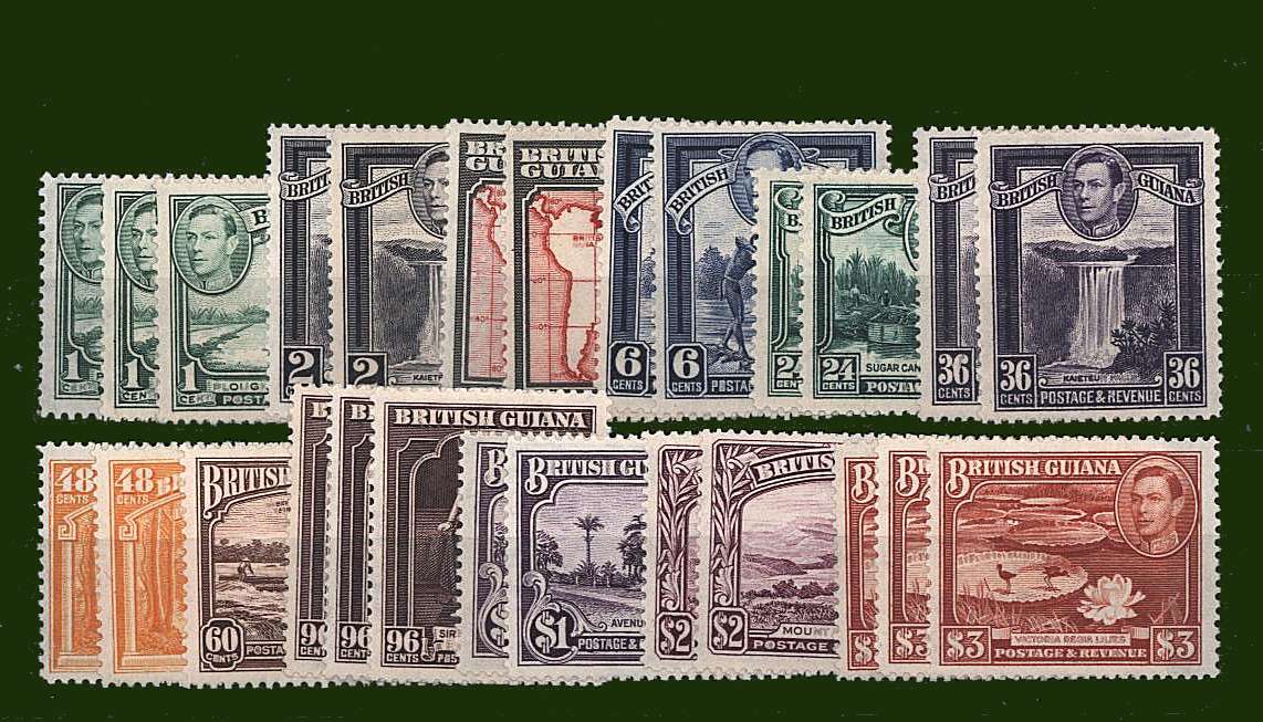 The George 6th Pictorial definitive set of tewnty-six complete<br/>''every which way'' consisting of all perf changes, shade and watermarks.<br/>An incredibly difficult set to build let alone unmounted!</br>SG Cat 930+ 
<br><b>BBH</b>