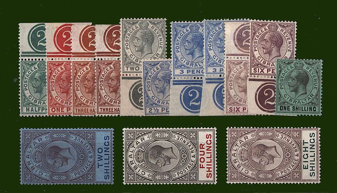 The Watermark Multiple Script set of eleven plus the three SG listed shades with many having the bonus of being Plate Number singles and all being superb unmountd mint.<br/>Rare to find unmounted!!
<br/><b>BBH</b>