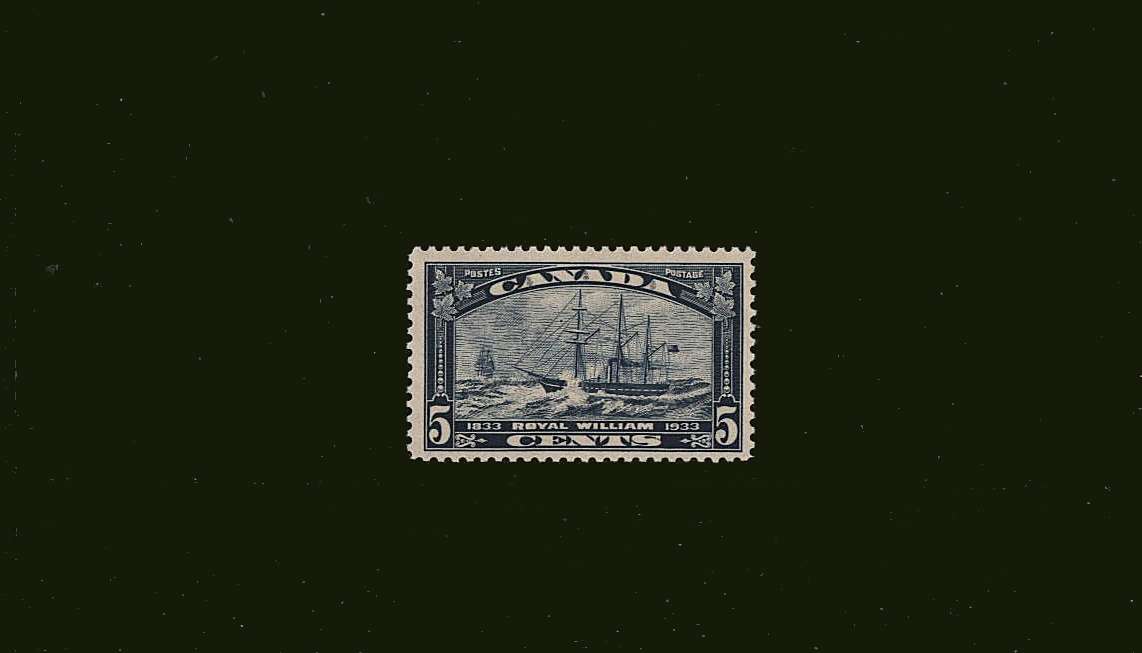 Steamboat Crossing 5c Blue commemorative single<br/>
A superb unmounted mint single. SG Cat 20.00 <br><b>BBJ</b>