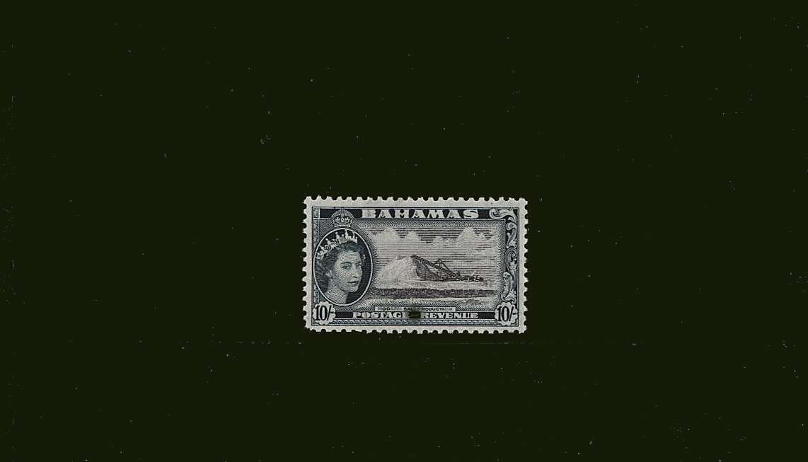 10/- Black and Slate-Black<br/>
A very, very lightly mounted mint stamp.
<br><b>BBJ</b>