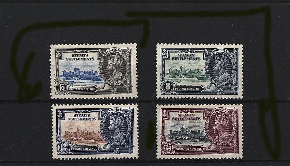 Silver Jubilee set of four lightly mounted mint.<br/><b>SEARCH CODE: 1935JUBILEE</b><br/><b>BBJ</b>