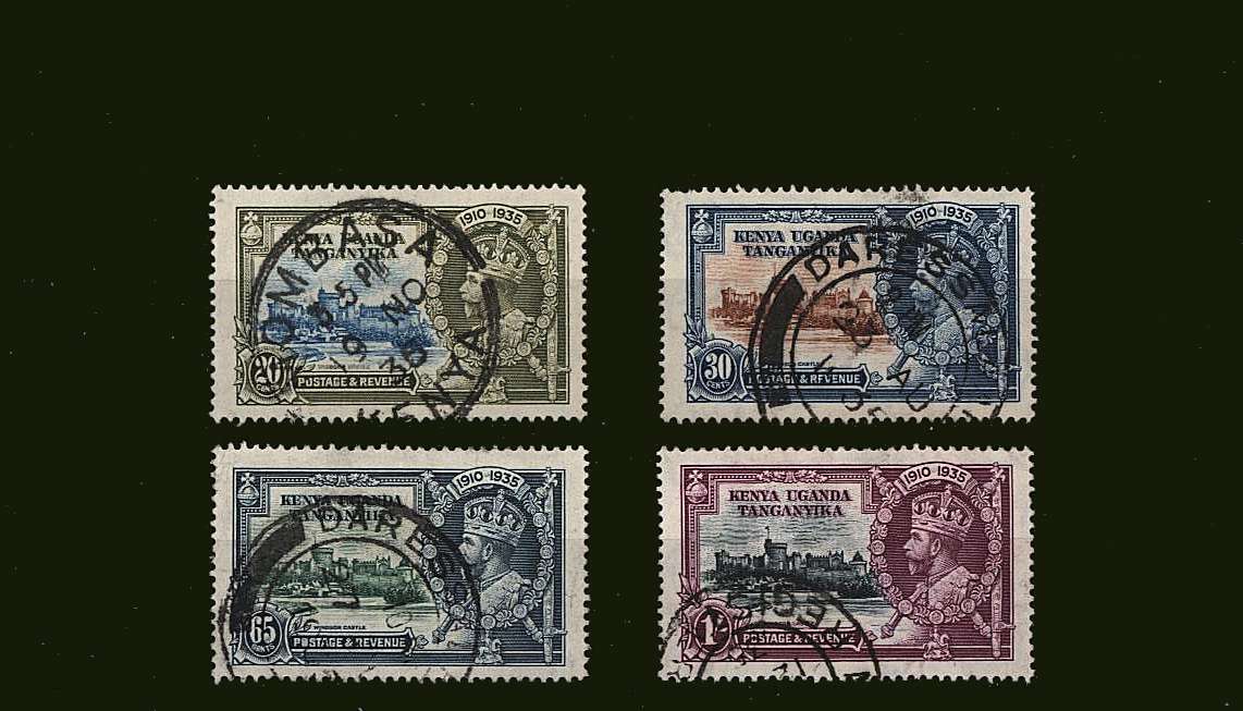 Silver Jubilee set of four superb fine used.
<br/><b>SEARCH CODE: 1935JUBILEE</b><br/><b>BBJ</b>