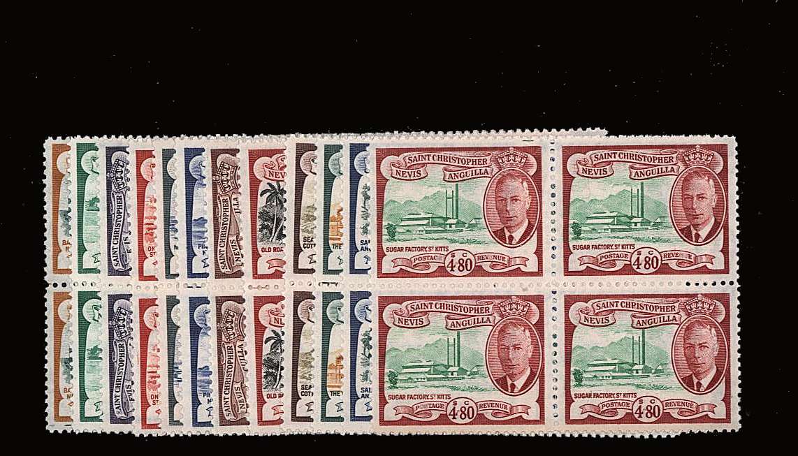 The Pictorials set of twelve in superb unmounted mint blocks of four.
<br/><b>BBJ</b