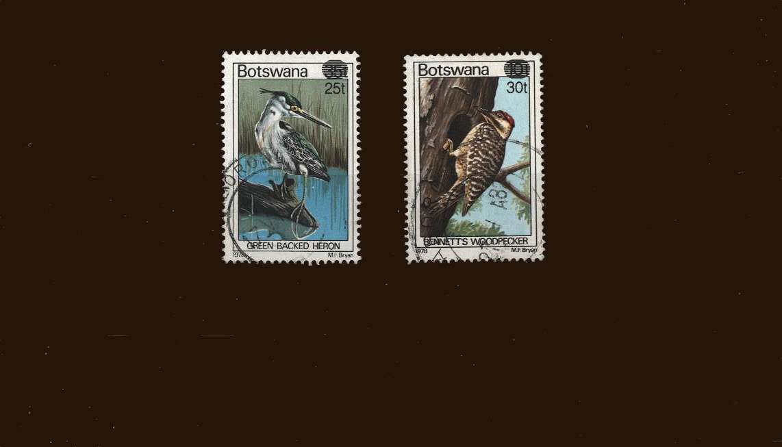 The Birds surcharged complete set of two superb fine used.<br/><b>BBM</b>