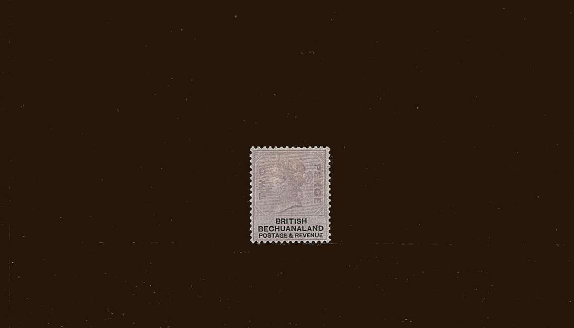 2d Pale dull Lilac and Black<br/>
A fine lightly mounted mint stamp.<br/>
SG Cat £120
<br/><b>BBM</b>