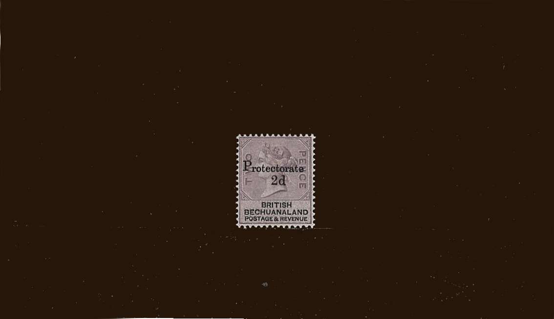 2d of 2d Lilac and Black<br/>
A very fine lightly mounted mint single.<br/>
SG Cat £55 <br/><b>BBM</b>