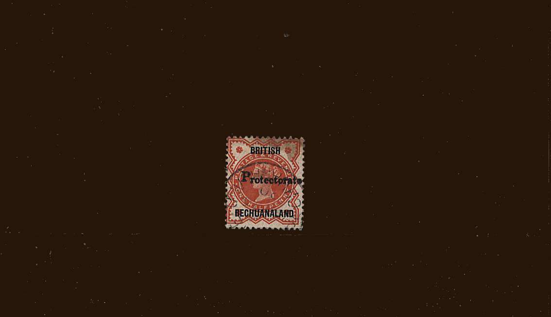 ½d Vermilion<br/>
A superb lightly used stamp with a light stain.<br/>
SG Cat £50 
<br/><b>BBM</b>