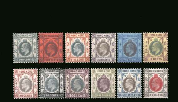 The Edward Multiple Crown CA set to the $3 stamp<br/><b>SUPERB UNMOUNTED MINT</b><br/>
An extremely rare set to find unmounted!! Superb!<br/>SG Cat for mounted £1400++
<br/><b>BBP</b>