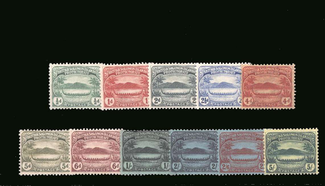 A fine lightly mounted mint set of eleven with several,<br/> including the top value being unmounted mint. 
<br/><b>BBP</b>