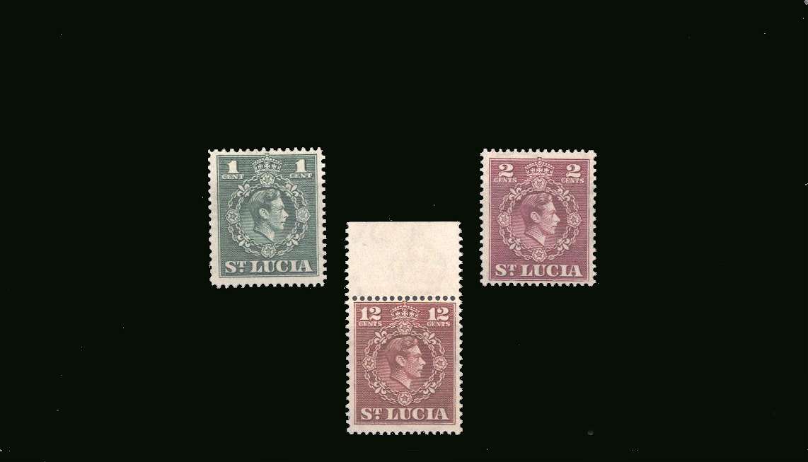 The perforation change set of three superb unmounted mint.<br/>A rare set to find!<br/>
SG Cat £810+<br/>SG146a + SG147a + SG153a
<br/><b>BBP</b>