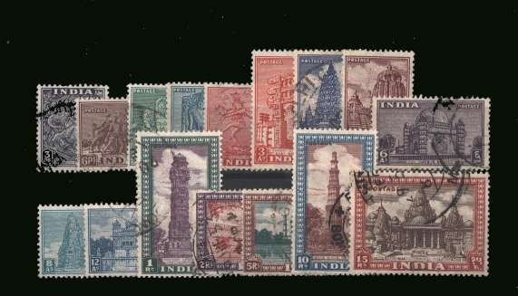 The ''Temples'' set of sixteen superb fine used. 
<br/><b>BBP</b>