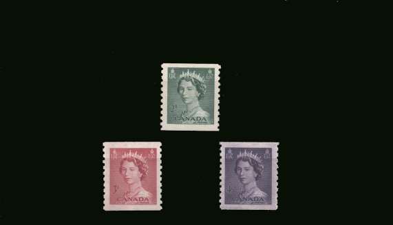 The coils set of three superb unmounted mint
<br/><b>BBP</b>