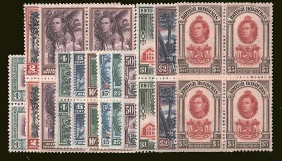 The Pictorials set of twelve in superb unmounted mint blocks of four.<BR/>
SG Cat £900.00<br/><b>BBT</b>