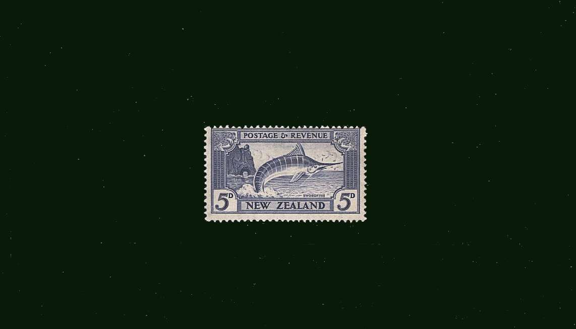 5d Ultramarine<br/>
A fine very lightly mounted mint single.<br/>
Perforation 13-14 x 13½<br/>
SG Cat £25.00