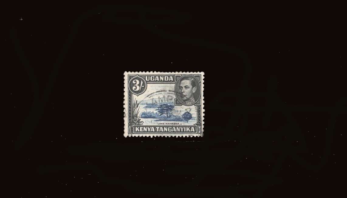 3/- Dull Ultramarine and Black - Perforation 13x11¾<br/>A superb fine used stamp.
