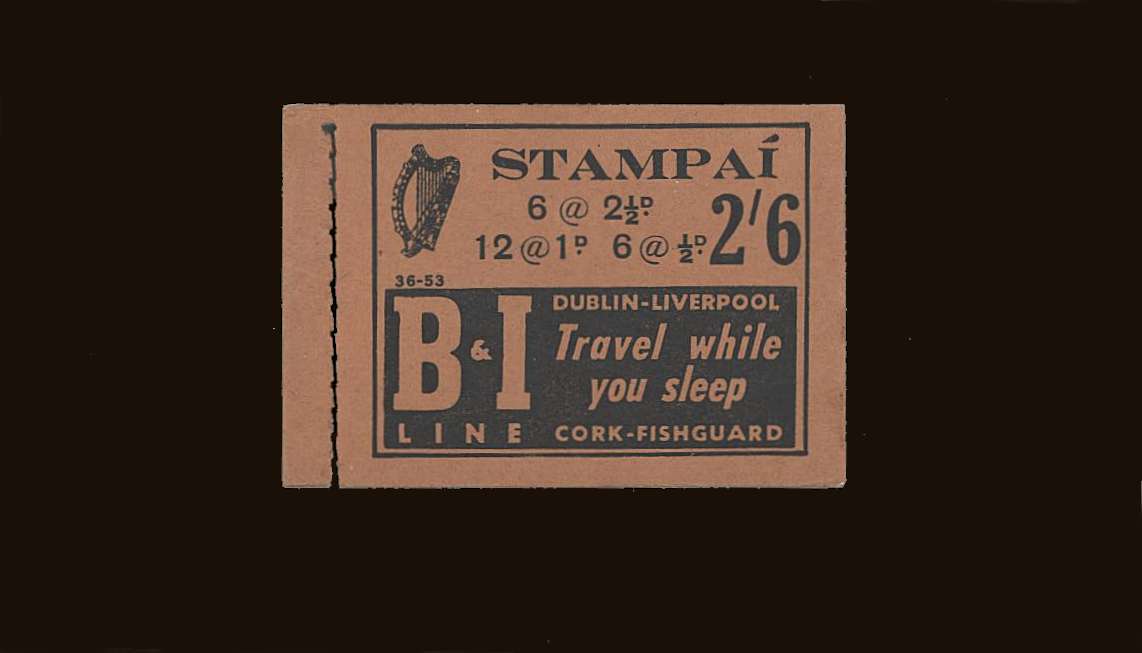 2/6d Buff Cover<br/>
A superb booklet in pristine condition.<br/>
Edition 36-53<br/>
<b>QQB</b>