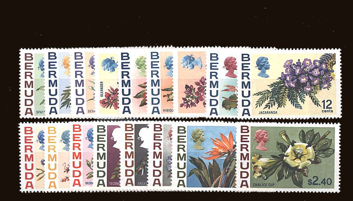 Flowers- The original set of seventeen superb unmounted mint.