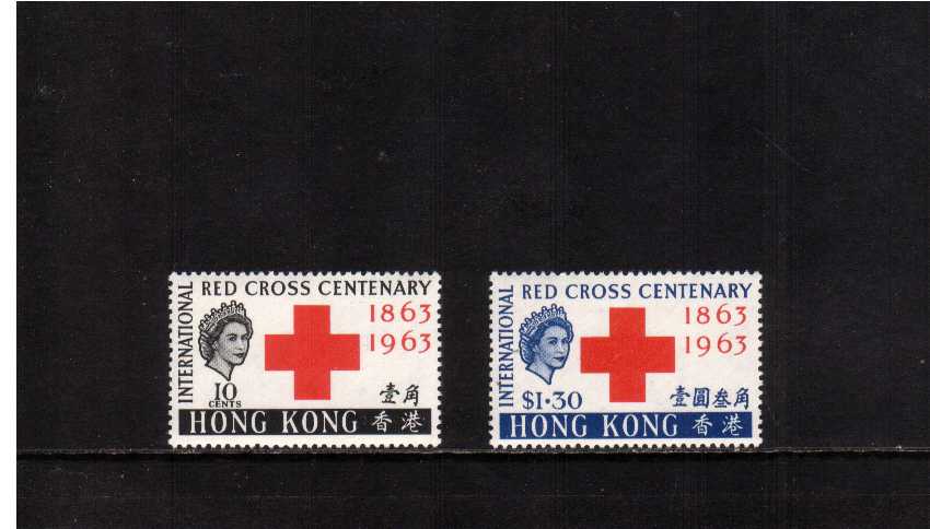 Red Cross Centenary set of two superb lightly mounted mint.<br><b>BBJ</b>